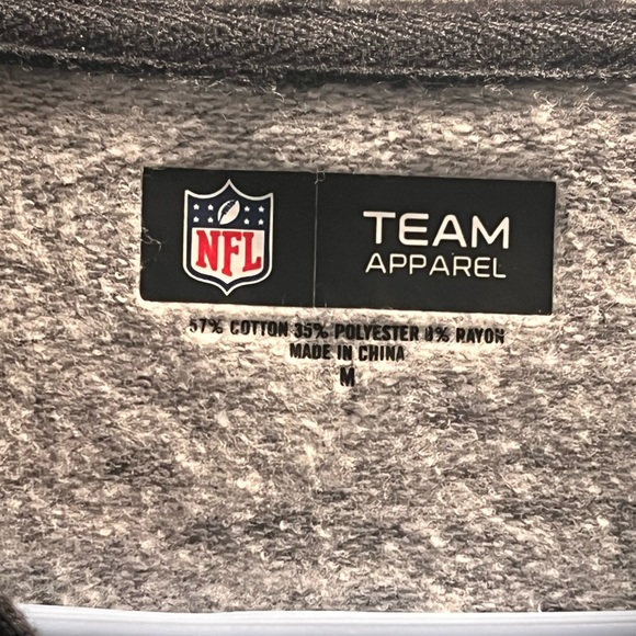 Team Apparel Pittsburgh Steelers NFL Lightweight Zip Hoodie Size M - Picture 2 of 8